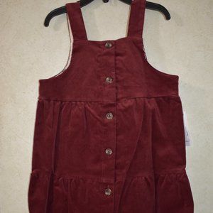 New Chelsea & Violet Girl Red Jumper Dress 2T-6X